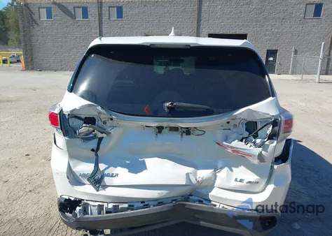 2015 Toyota Highlander Le Plus V6 from USA, damaged, VIN 5TDBKRFH0FS200113
